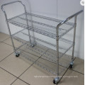 Chrome Wire Mesh Shelf Metal Wire Shelves ESD Wire Trolley